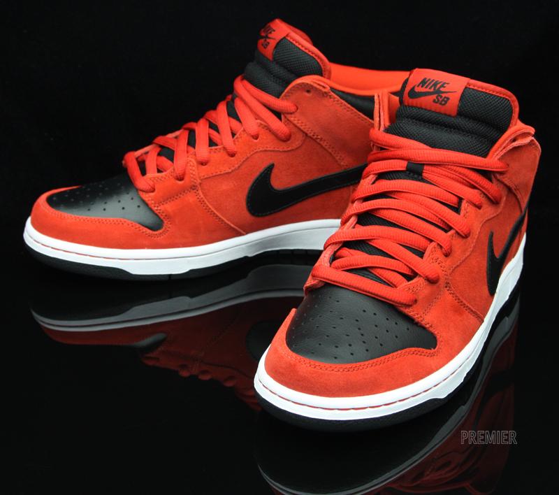 Nike SB Dunk Mid Pro – Sport Red | Available