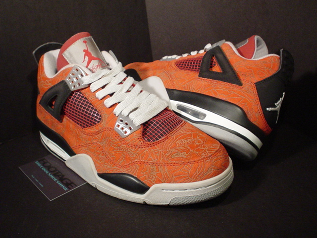 Air Jordan Iv Laser Fire Red Promo Sample 01