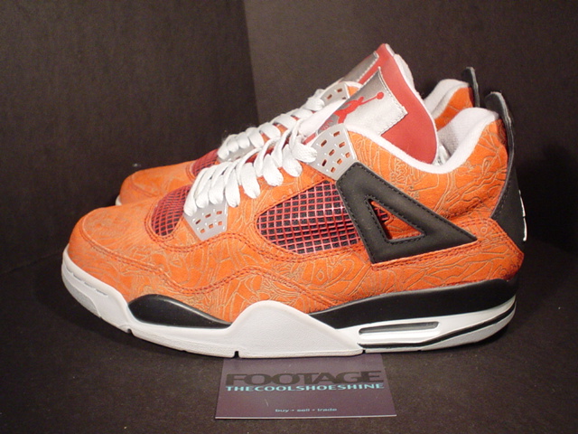 Air Jordan Iv Laser Fire Red Promo Sample 10