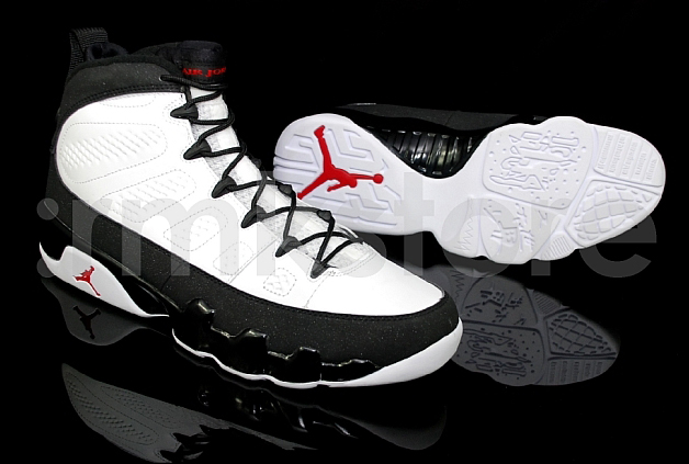 Air Jordan Ix 9 White Black Retro Ebay 04