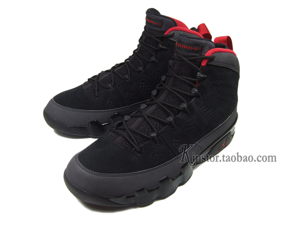 Air Jordan Ix Black Dark Charcoal True Red New Images 04