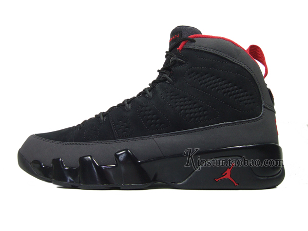 Air Jordan Ix Black Dark Charcoal True Red New Images 05