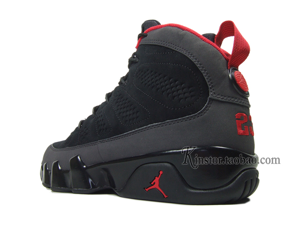 Air Jordan Ix Black Dark Charcoal True Red New Images 06
