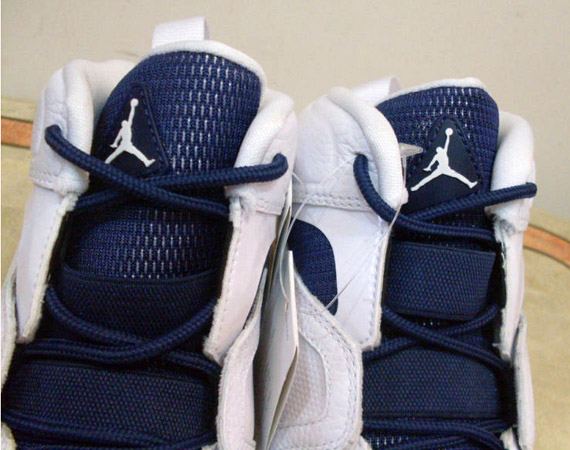 Air Jordan Ol School Iv White Navy 8