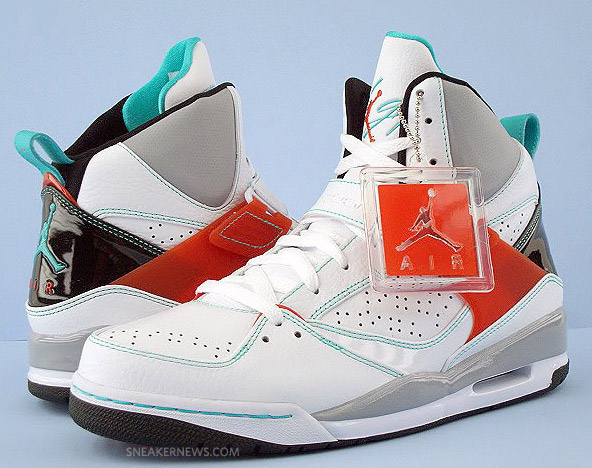 Jordan Flight 45 High – White – Spice – Light Retro – Wolf Grey