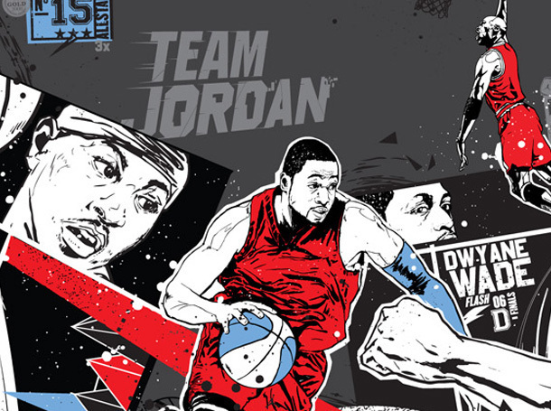 Jordan I Love Dust Mural 04