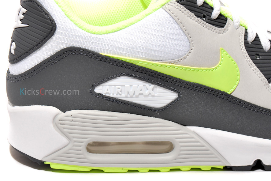Nike Air Max 90 – White – Neutral Grey – Volt – Anthracite