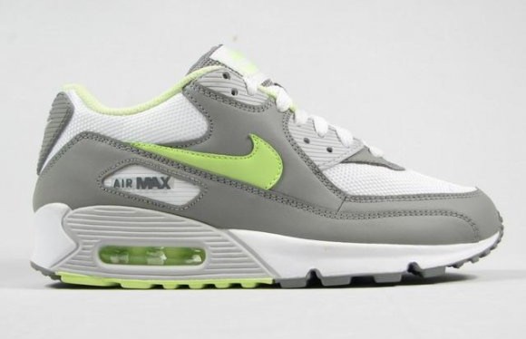 Nike Air Max 90 Light Charcoal White Lime Liquid 01