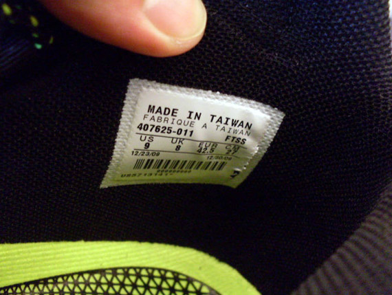 Nike Hyperdunk 2010 Black Silver Volt Sample 11