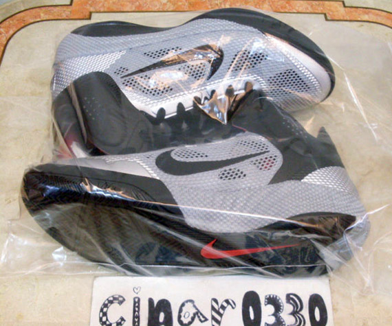 Nike Hyperfuse Metallic Silver Black Sport Red 5