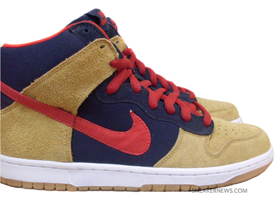 Nike SB Dunk High Premium - Obsidian - Red - Maple - Gum | December 2010