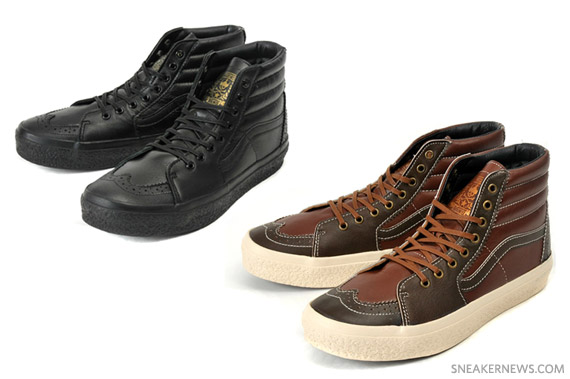 Vans Sk8-Hi 'V38Medallion' - Black + Brown