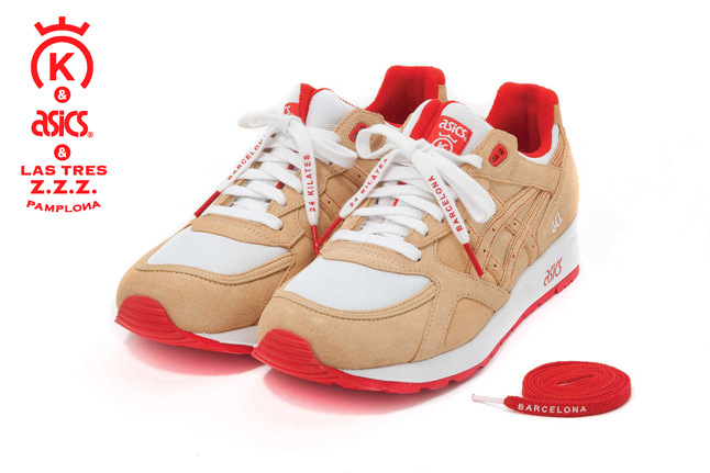 24 Kilates X Asics X Las Tres Z.z.z Gel Lyte Speed San Fermin Pack 