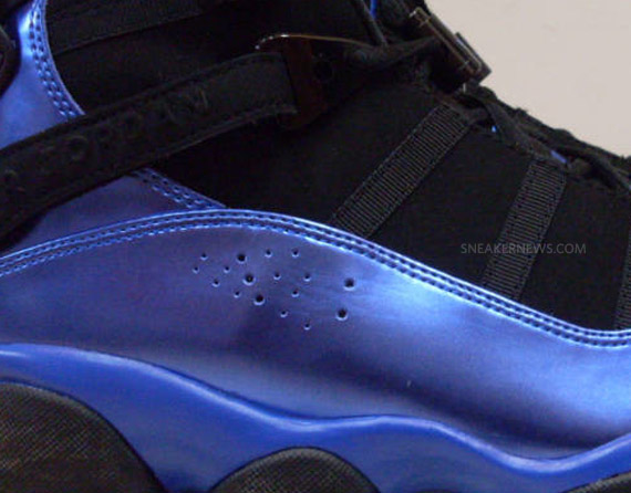 Air Jordan 6 Rings Black Varsity Royal Foam Summary