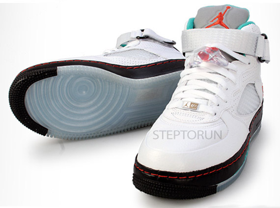 Air Jordan Force Fusion 5 White Spice Black 2