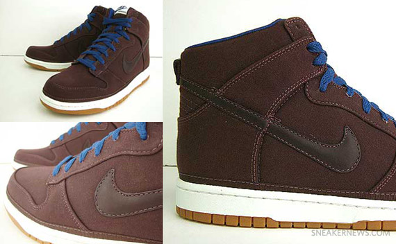 Nike Dunk High Premium - Deep Burgundy - Meteor Blue | Available