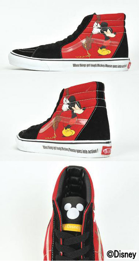 Vans Sk8 Hi Mickey Mouse 2