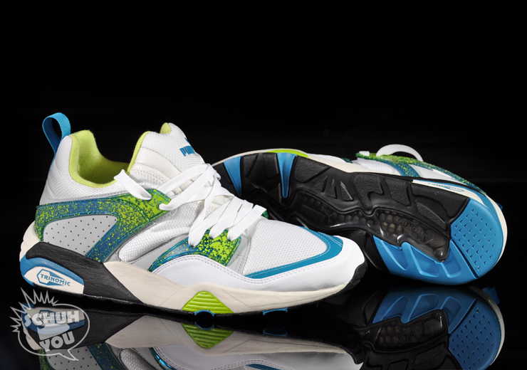Puma Blaze Of Glory 91 White Blue Green 03