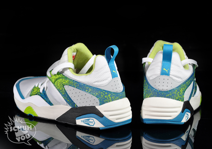 Puma Blaze Of Glory 91 White Blue Green 06