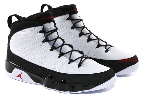 Air Jordan Ix Og White Red Black Release Reminder 08