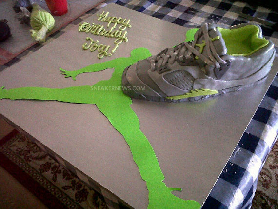 Air Jordan V Retro 'Green Bean' Birthday Cake