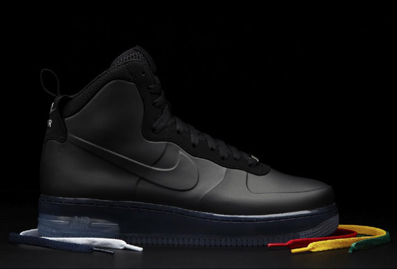Nike Air Force 1 Foamposite Black Teaser 2