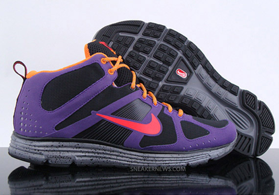 Nike Lunar Elite Trail Mid Club Purple Challenge Red 2