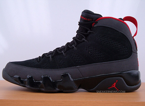 Air Jordan Ix Black Varsity Red Dark Charcoal Reminder 2