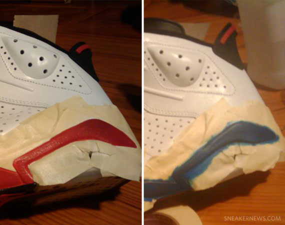Air Jordan VI (6) 'September Blue' Custom by Gonzo4of9