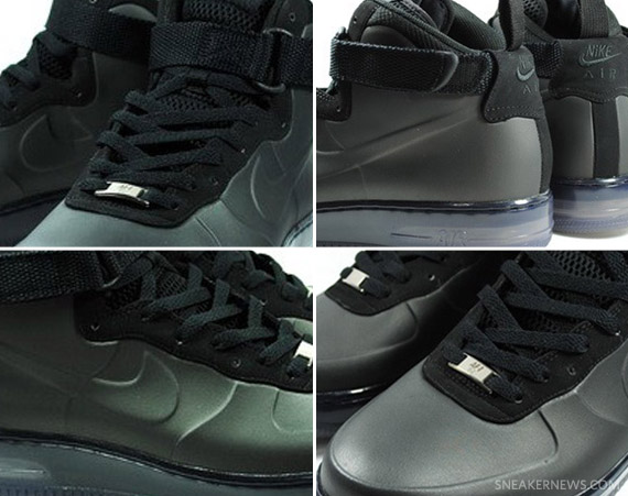 Nike Air Force 1 Foamposite Black Ebay