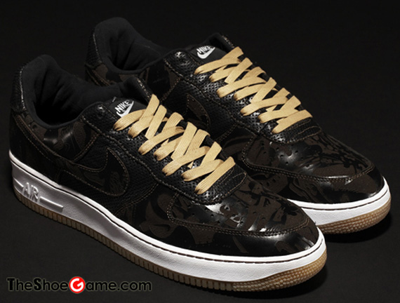 Nike Air Force 1 Triple Black Pack Djck 02