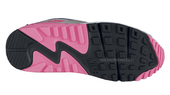 Nike Wmns Air Max 90 White Asian Concord Laser Pink Available 2