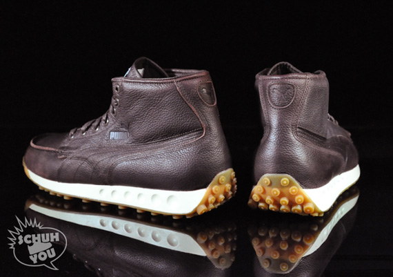 Puma Easy Wing Leather – Brown – White – Gum