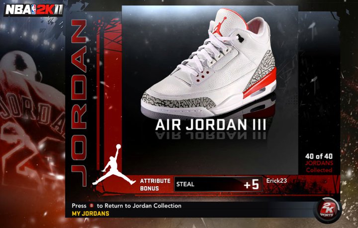 Nba 2k11 Air Jordan Series Shoes 3