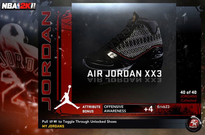 Nba 2k11 Air Jordan Series Shoes 5