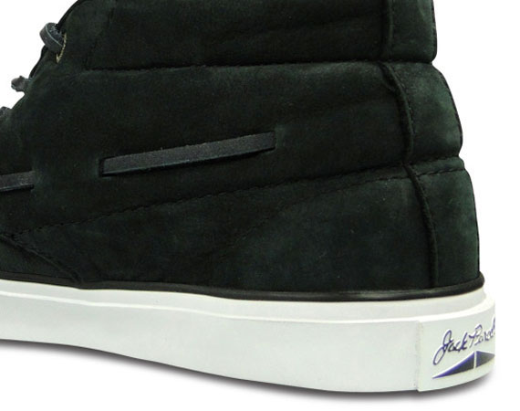 Converse Jack Purcell Boat Shoe Mid - Black - White