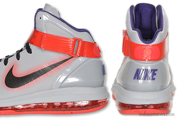 Nike Air Max Hyperdunk 2010 - Wolf Grey - Red - Purple