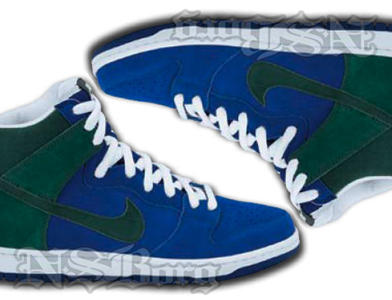 Nike SB Dunk High - Deep Royal - Noble Green | Summer 2011