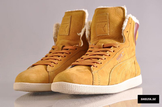 Puma First Round Hi Womens Mustard Worker 03