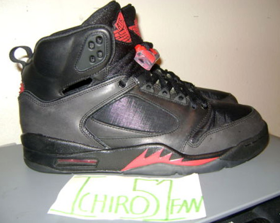 Air Jordan Sixty Plus Premier Black Varsity Red Unreleased 01