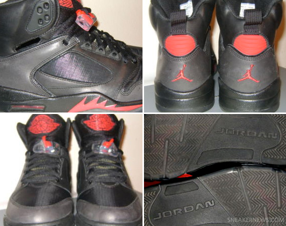 Air Jordan 60+ Premier – Black – Varsity Red | Unreleased Sample