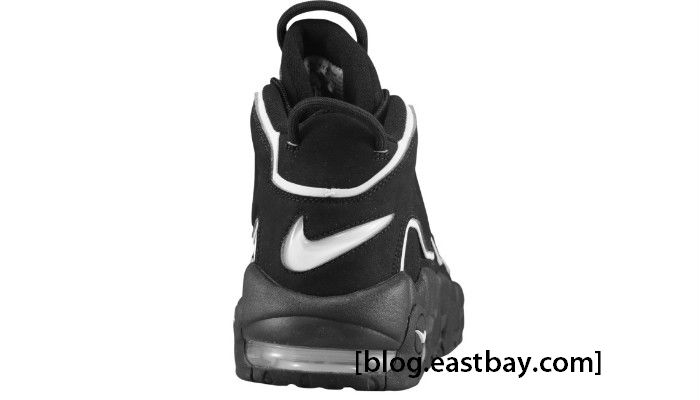 Nike Air More Uptempo Black Black White 03