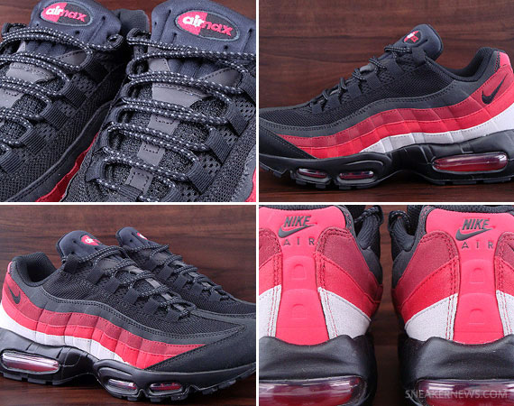 Nike Am95 Blk Red Grey 95sm 05