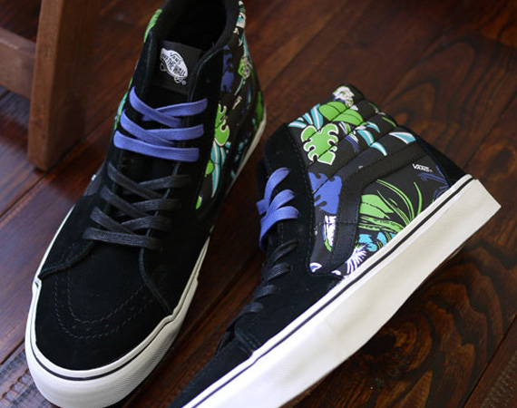 Vans Sk8hi Aloha Parrots 01
