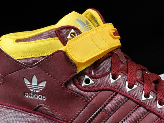 Adidas Forum Mid Waxed Cardinal Red 08