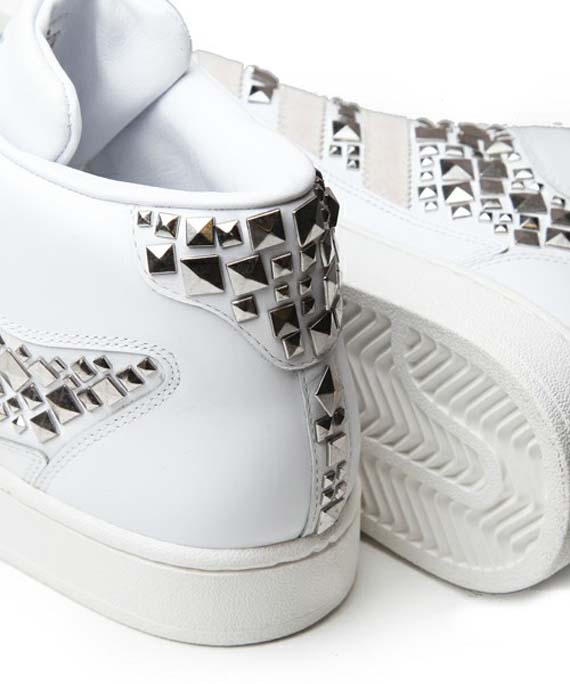 Adidas Superskate Mid White Studded 05
