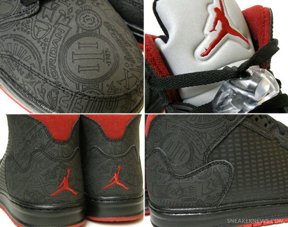Air Jordan Prime 5 Laser Black Varsity Red New Images 04