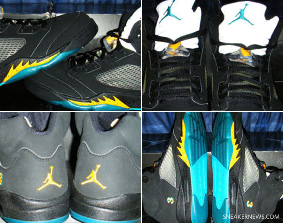 Air Jordan V – Chris Paul Hornets Away PE