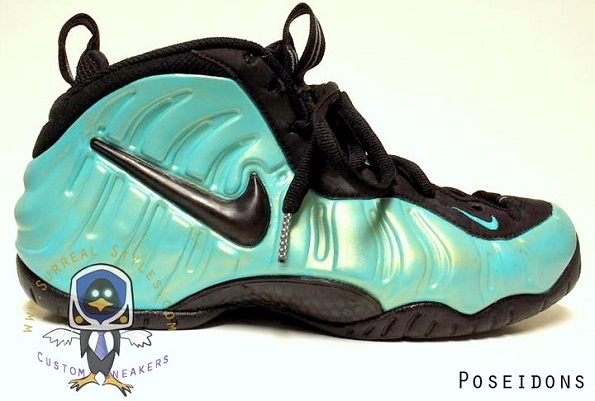 Nike Air Foamposite Poseidons Turquoise Surreal Styles