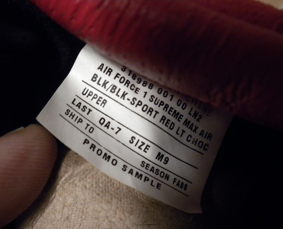 Nike Air Force 1 Dizzee Rascal Unreleased Sample Detailed Images 14